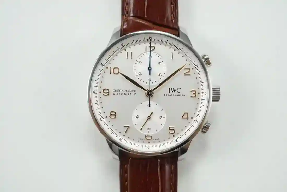 IWC 포르투기저 3716-04 크로노 화이트