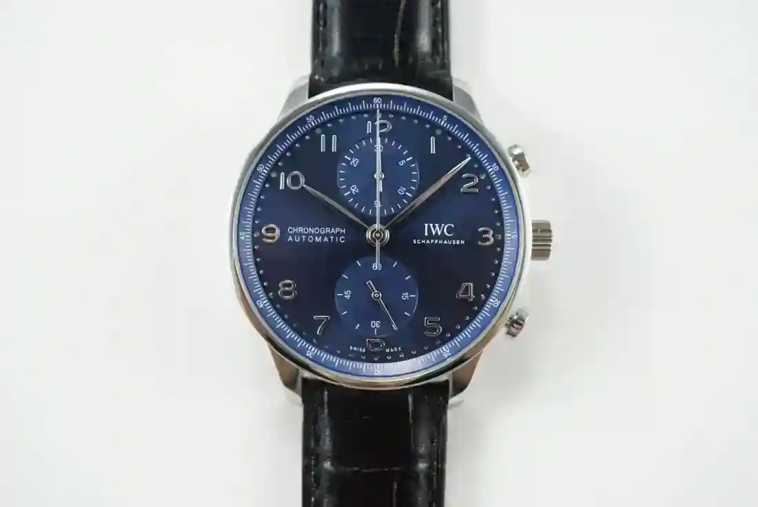 IWC 포르투기저 3716-06 크로노 블루